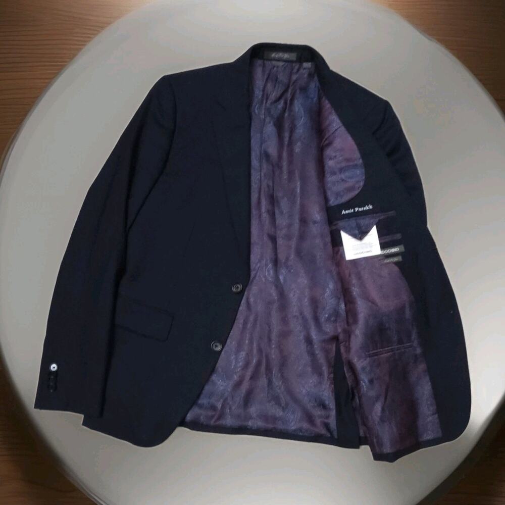 Indochino Mens Sport Coat Blazer Single Button Soft Wool Cashmere Twill 38S